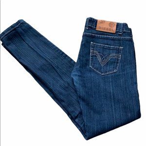 Diesel Dark Wash Low Rise Skinny Jeans Siz…